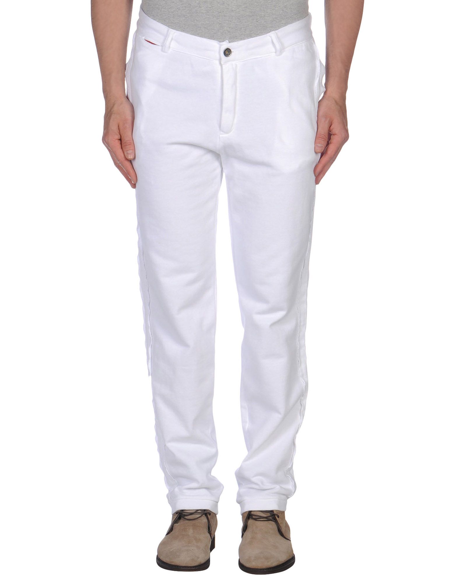 《送料無料》UNLIMITED メンズ パンツ ホワイト S コットン 100%