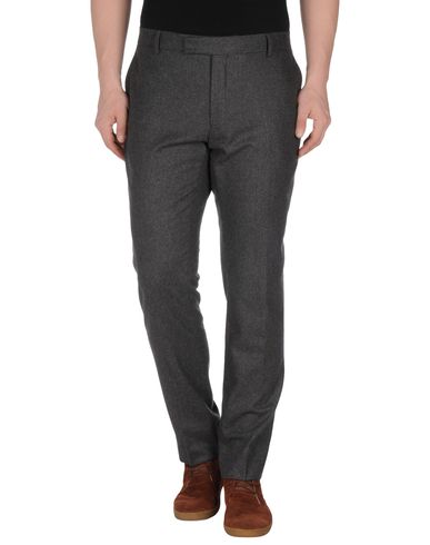 Man Pants Steel grey Size 38W-32L Wool, Nylon
