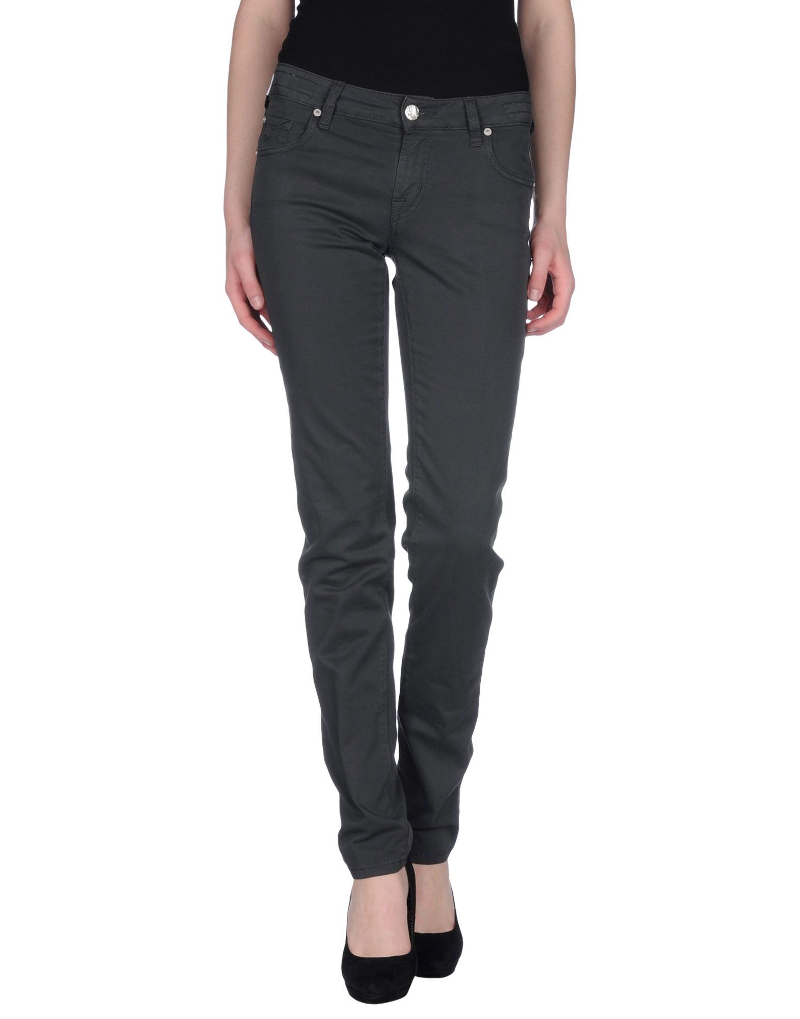 Shop Jacob Cohёn Casual Pants In Lead
