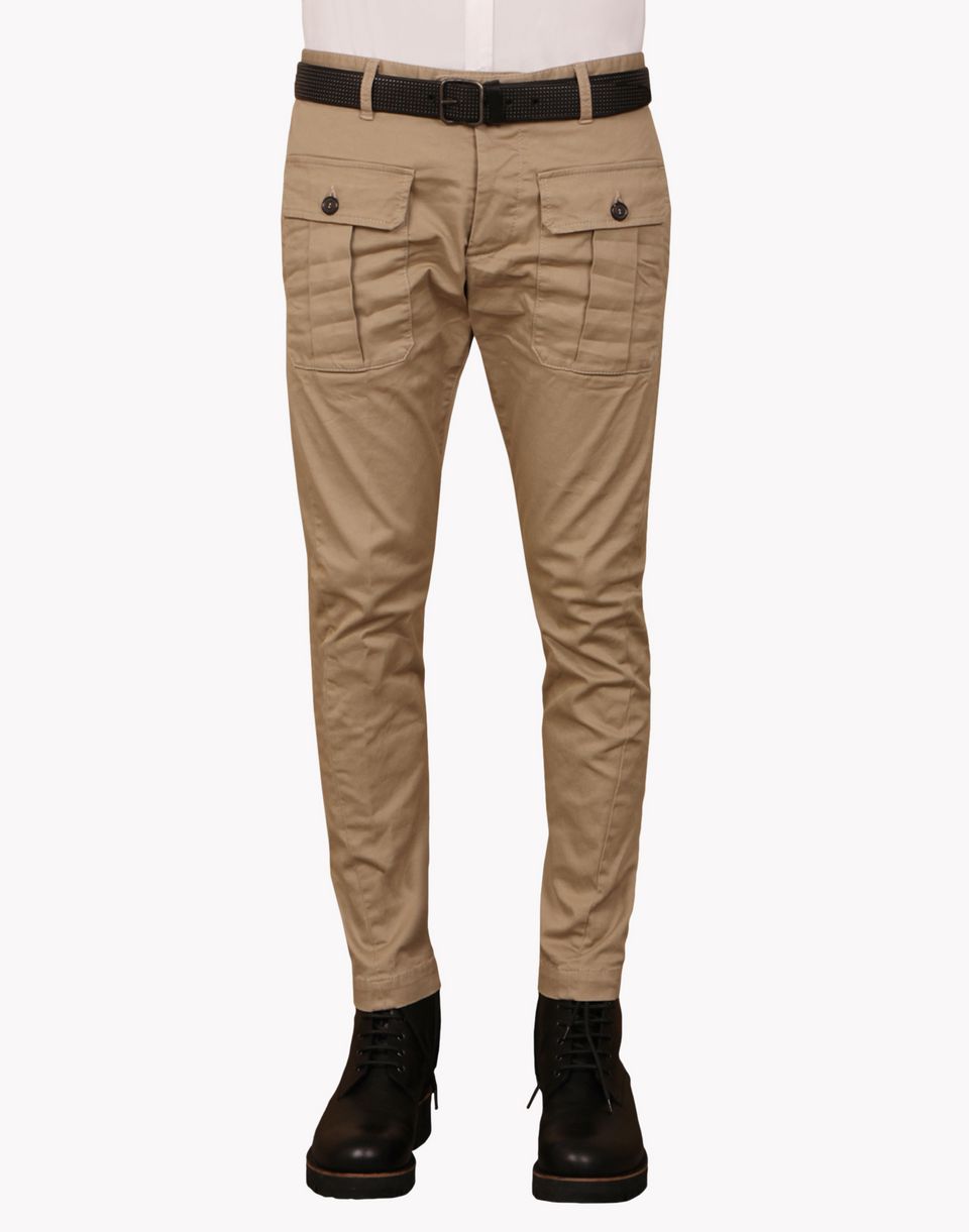 Dsquared2 Patch Pocket Pants - Pants for Men | Official Store