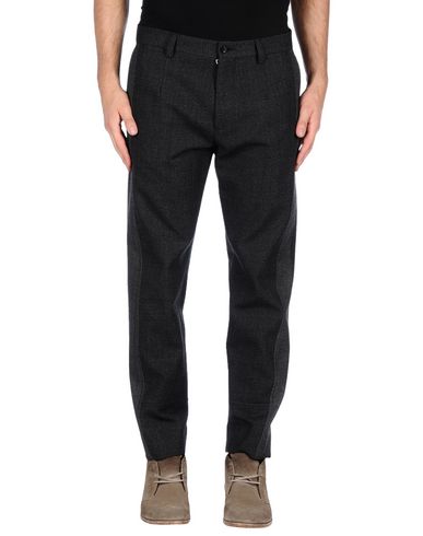 Dolce & Gabbana Man Pants Steel Grey Size 28 Wool, Cotton