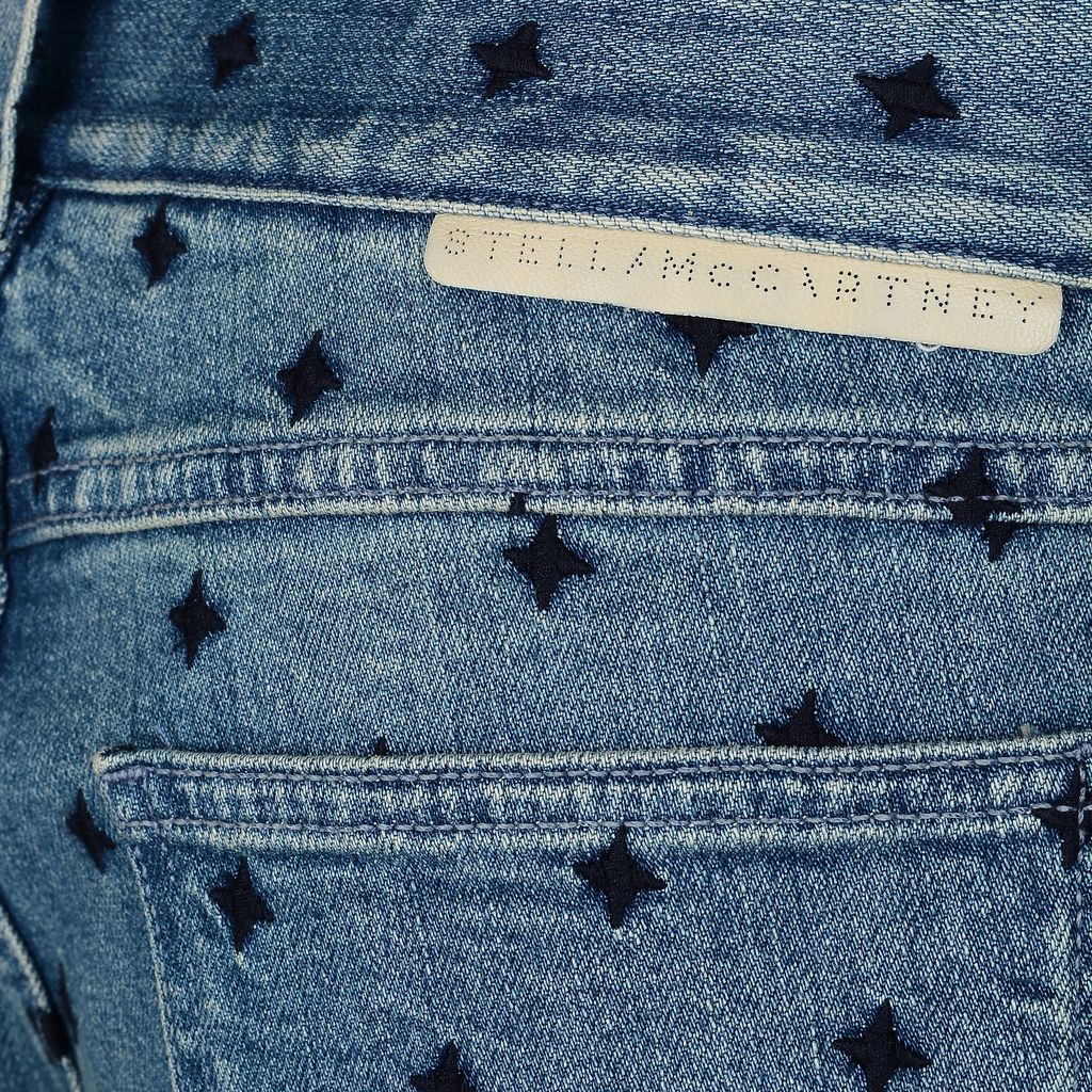 STELLA MCCARTNEY 'The Skinny' Star Embroidered Boyfriend Jeans (Classic ...