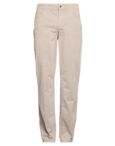 Liu •jo Man Man Pants Khaki Size 36 Cotton, Elastane In Sand