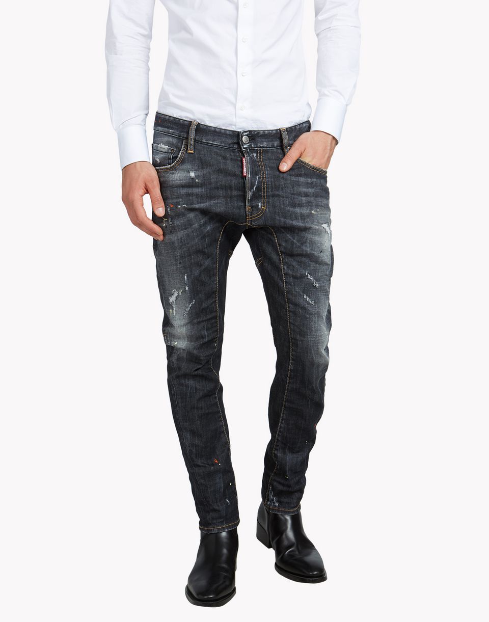 Dsquared2 Tidy Biker Jeans - 5 Pockets for Men | Official Store