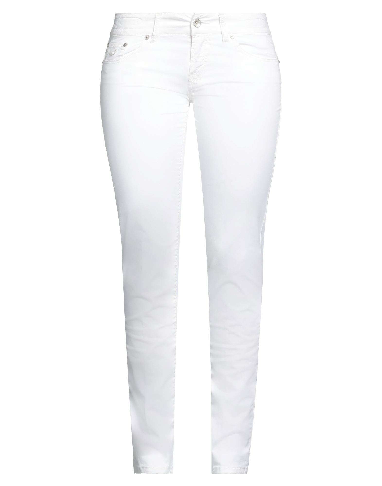 Jacob Cohёn Woman Pants White Size 32 Cotton, Elastane