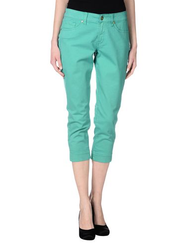 Jonny-q Woman Pants Green Size 32 Cotton, Elastane