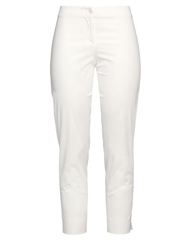 Shop Ql2  Quelledue Ql2 Quelledue Woman Pants White Size 4 Cotton, Elastane