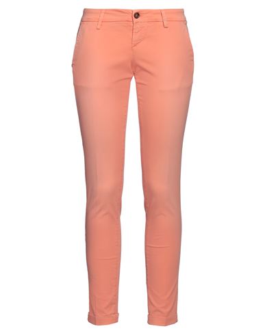 Re_hash Woman Pants Salmon pink Size 27 Cotton, Lycra