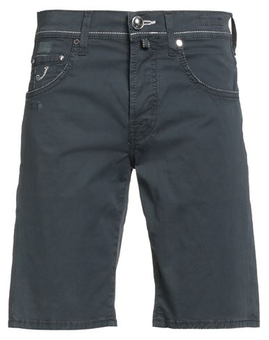 Jacob Cohёn Man Shorts & Bermuda Shorts Navy Size 30 Cotton, Elastane In Blue
