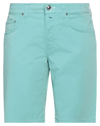 Jacob Cohёn Man Shorts & Bermuda Shorts Turquoise Size 32 Cotton, Elastane In Blue