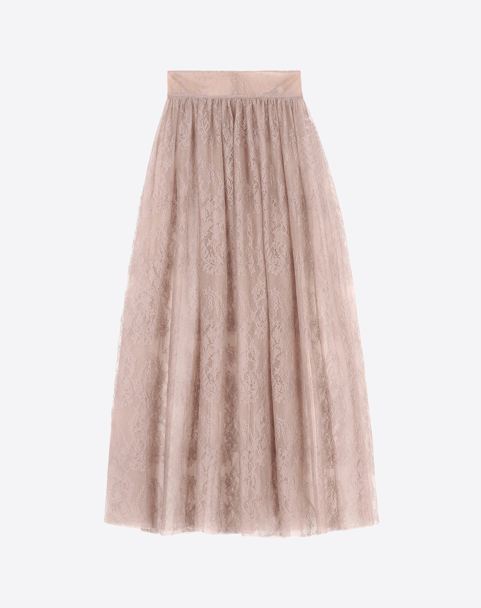 Valentino Skirt In Pleated Lace, Skirts And Pants for Women - Valentino ...