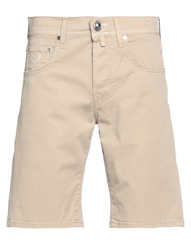 Jacob Cohёn Man Shorts & Bermuda Shorts Beige Size 30 Cotton, Elastane