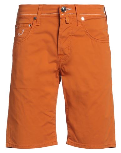 Shop Jacob Cohёn Man Shorts & Bermuda Shorts Tan Size 29 Cotton, Elastane In Brown