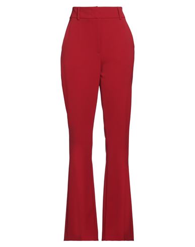 Woman Pants Red Size 8 Triacetate, Polyester