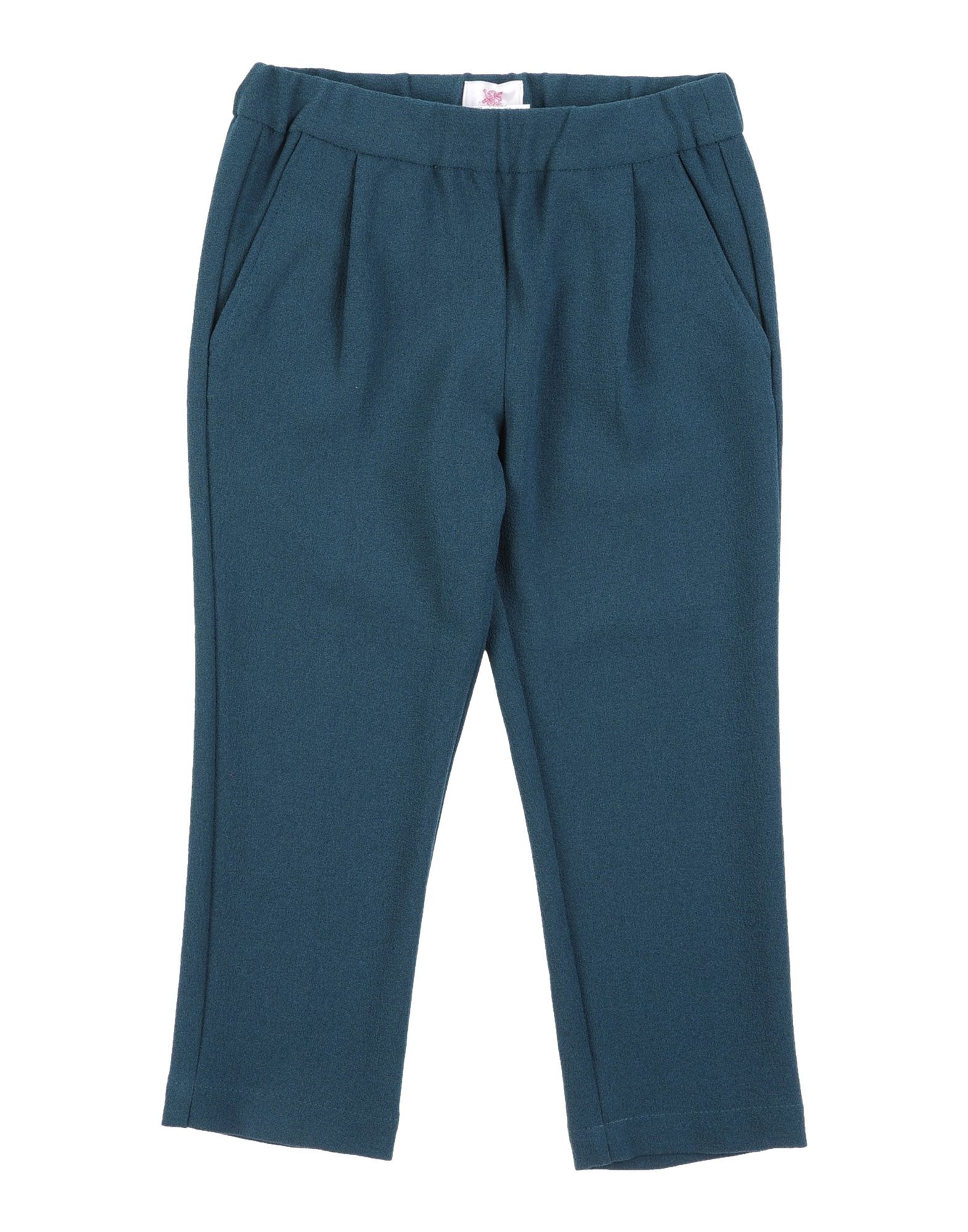 Mauro Grifoni Kids' Casual Pants In Emerald Green