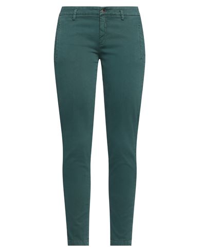 Kaos Jeans Woman Pants Deep Jade Size 32 Cotton, Lycra In Green