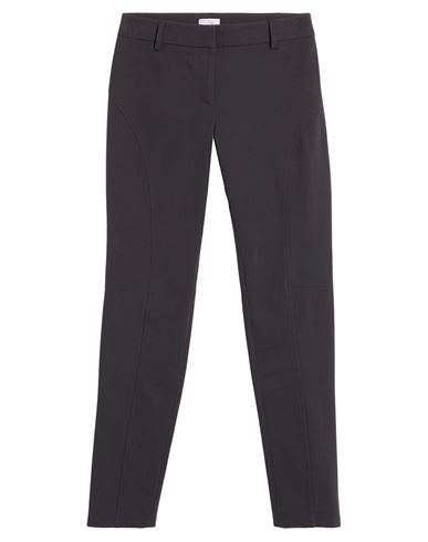 Brunello Cucinelli Woman Pants Charcoal Size 8 Cotton, Elastane In Gray