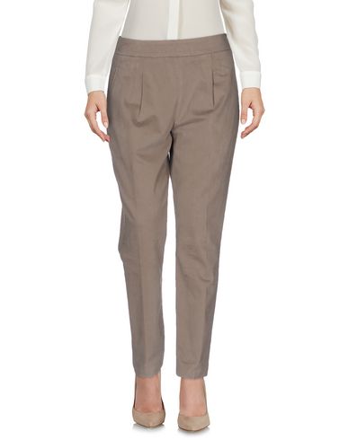 Woman Pants Light brown Size 26 Cotton, Elastane