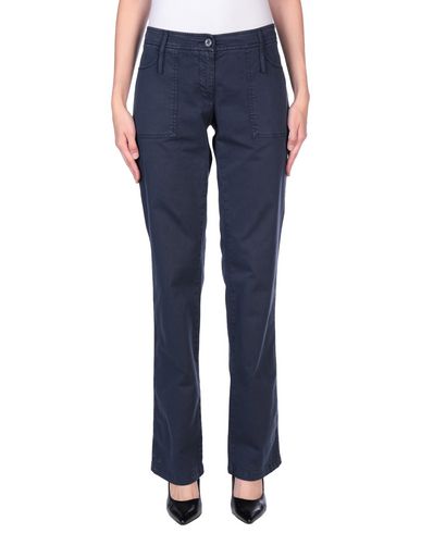 Armani Jeans Woman Pants Midnight blue Size 32 Cotton, Elastane