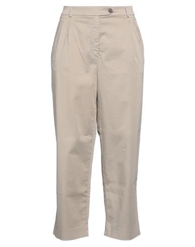 Woman Pants Grey Size 26 Cotton, Elastane