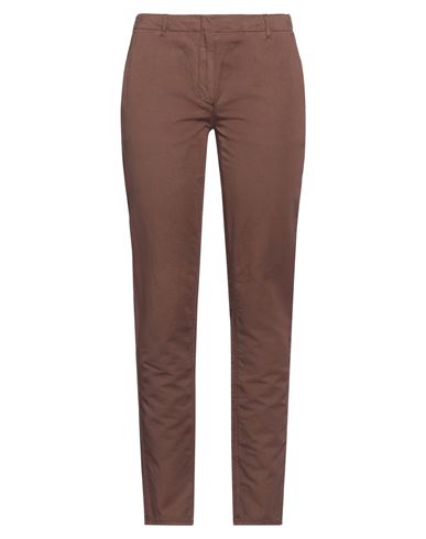 Woman Pants Light grey Size 25 Cotton, Linen