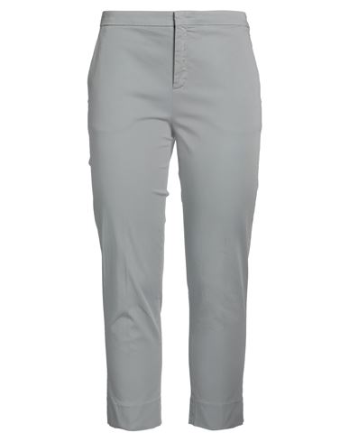 Aspesi Woman Pants Grey Size 12 Cotton, Elastane In Grey