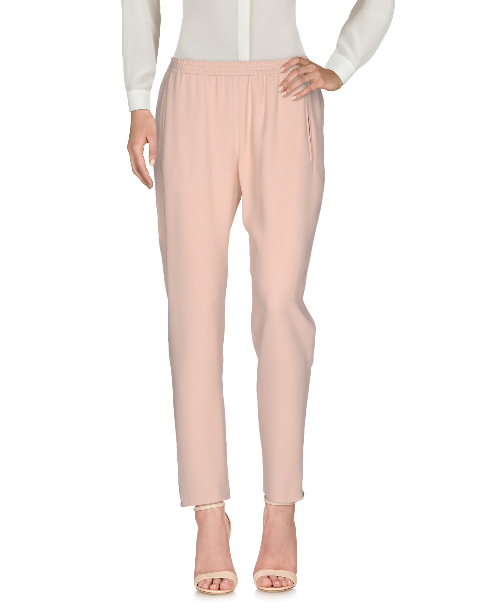 Stella Mccartney Woman Pants Pink Size 8-10 Rayon, Acetate, Elastane