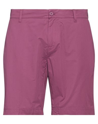 Bluemint Man Shorts & Bermuda Shorts Deep Purple Size 36 Cotton