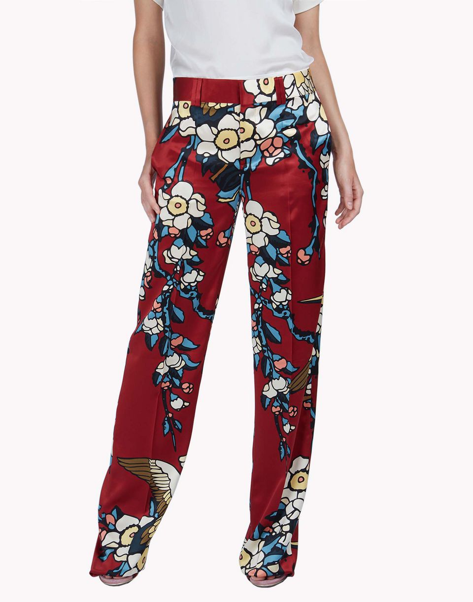 cherry blossom maria carla pants trousers Woman Dsquared2