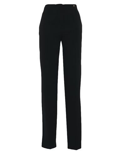 Woman Pants Black Size 12 Triacetate, Polyester