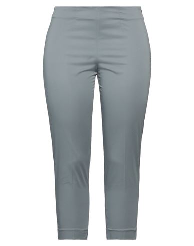 Rossopuro Woman Pants Grey Size 10 Cotton, Elastane