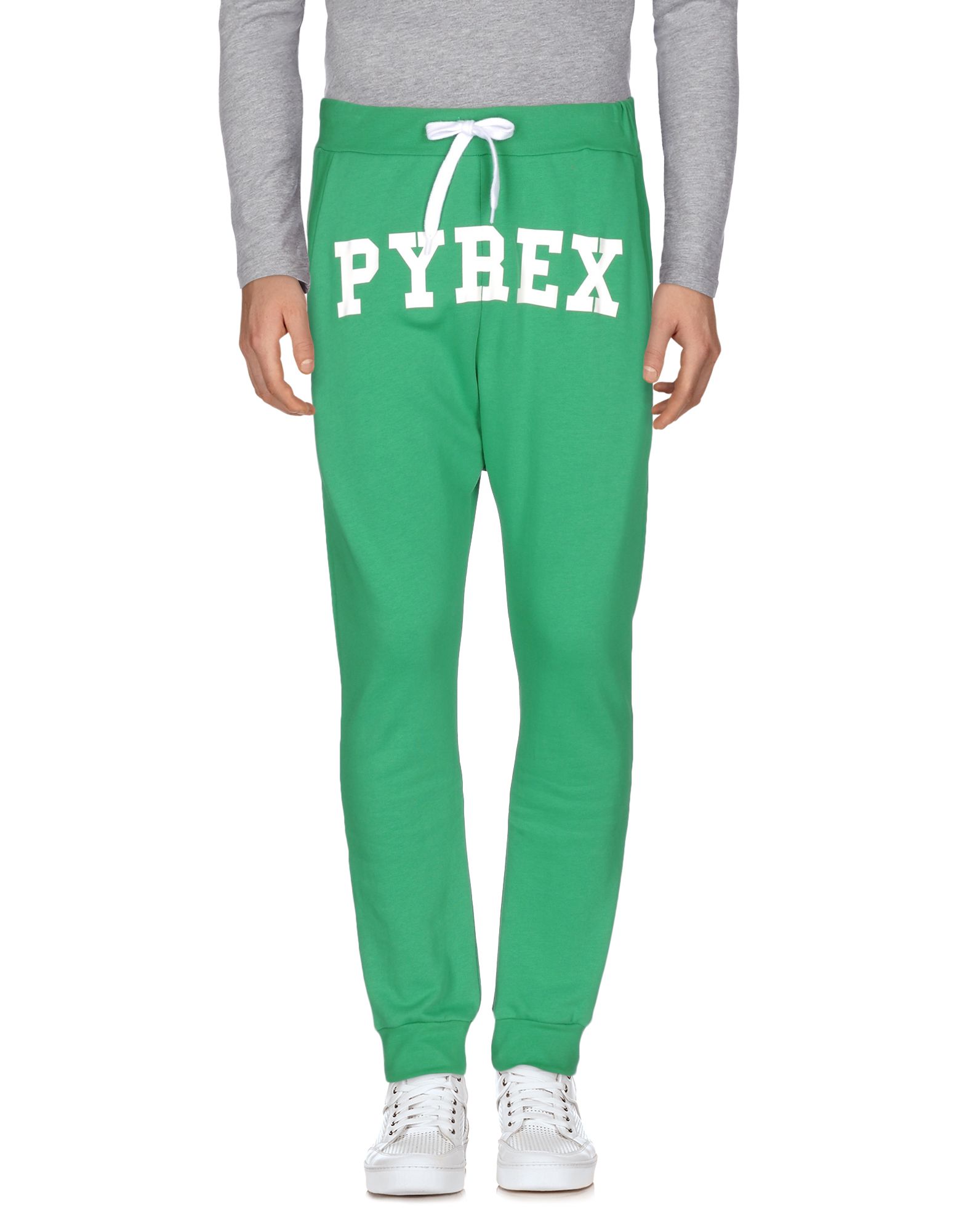 《送料無料》PYREX メンズ パンツ グリーン XS コットン 100%