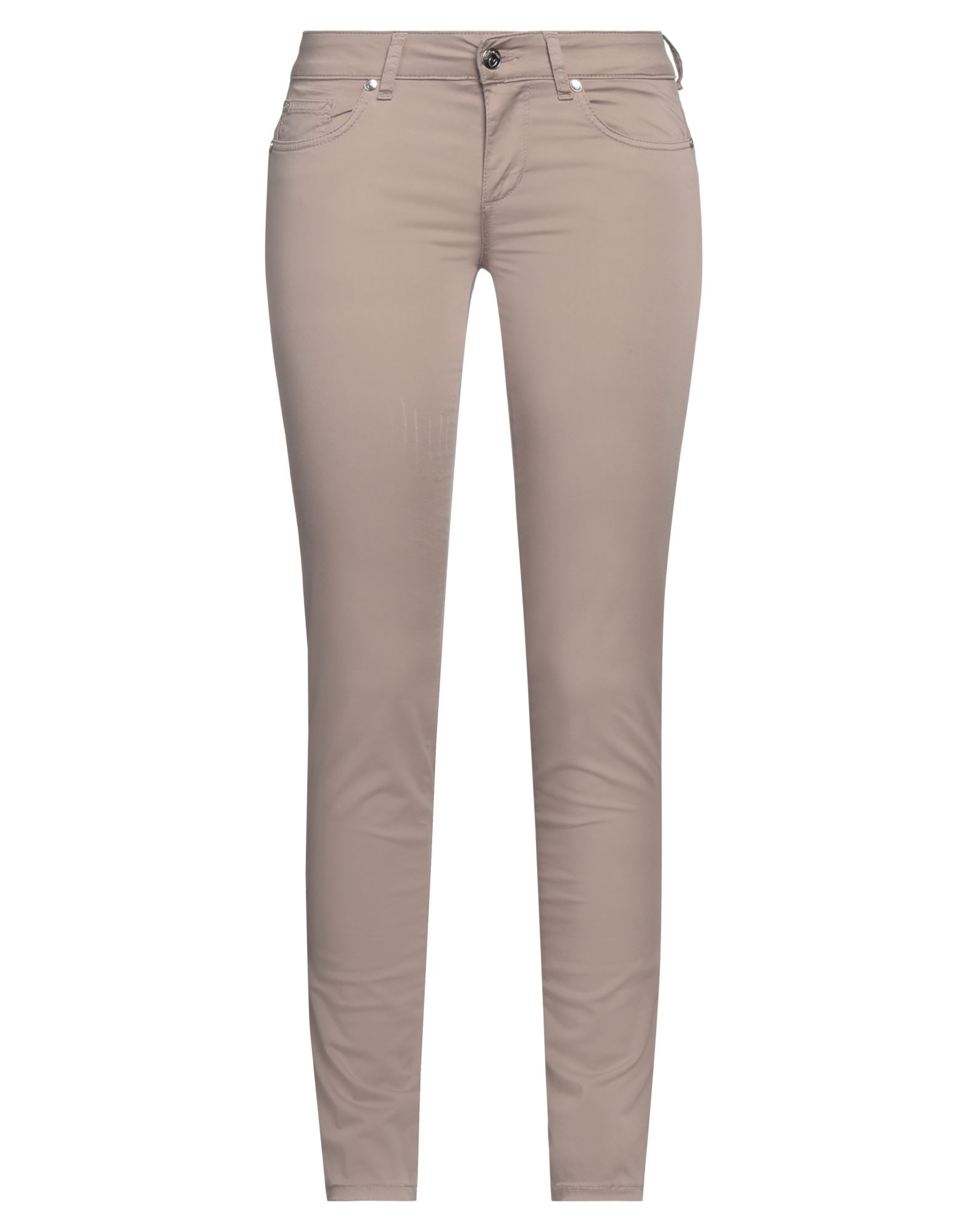 LIU •JO LIU •JO WOMAN PANTS DOVE GREY SIZE 26 COTTON, ELASTANE,36925231VT 5