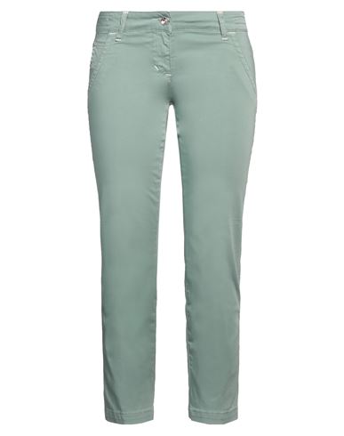 Jacob Cohёn Woman Pants Sage Green Size 33 Cotton, Elastane In Sage Green