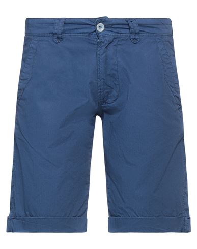 Perfection Man Shorts & Bermuda Shorts Blue Size 28 Cotton, Elastane In Navy Blue