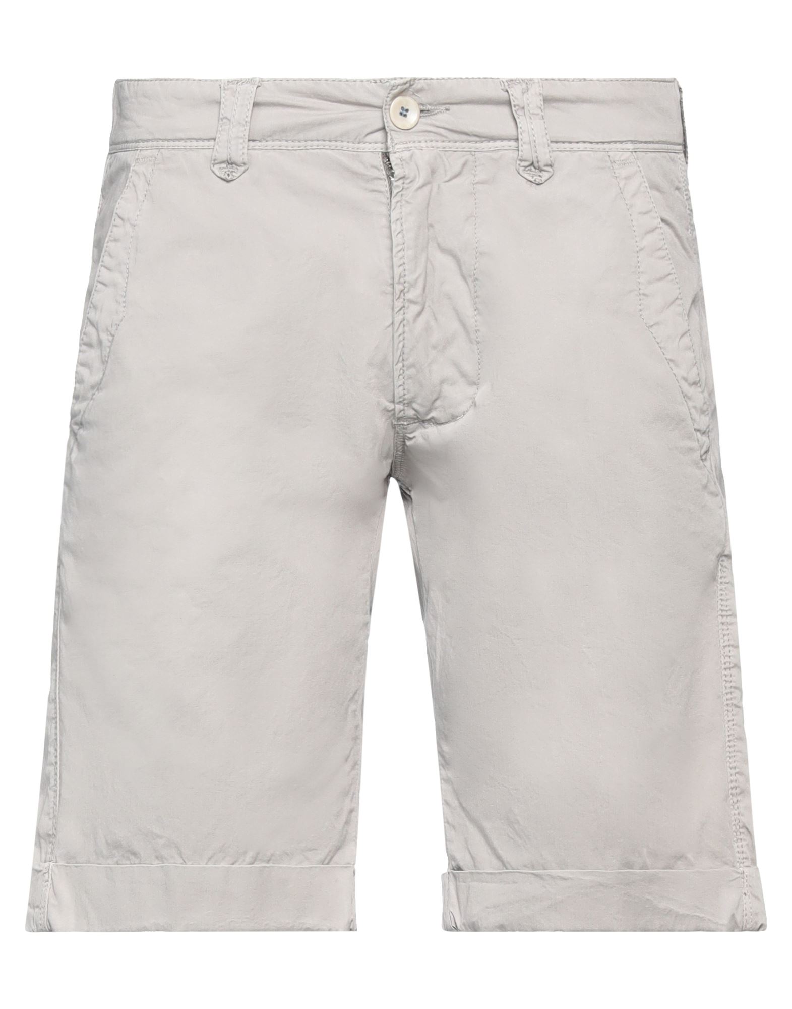 Shop Perfection Man Shorts & Bermuda Shorts Dove Grey Size 28 Cotton