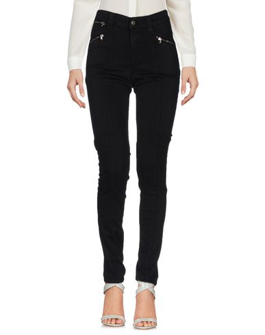 Woman Pants Black Size 27 Cotton, T-400 fiber, Elastane