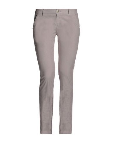 Woman Pants Light grey Size 25W-30L Cotton, Elastane