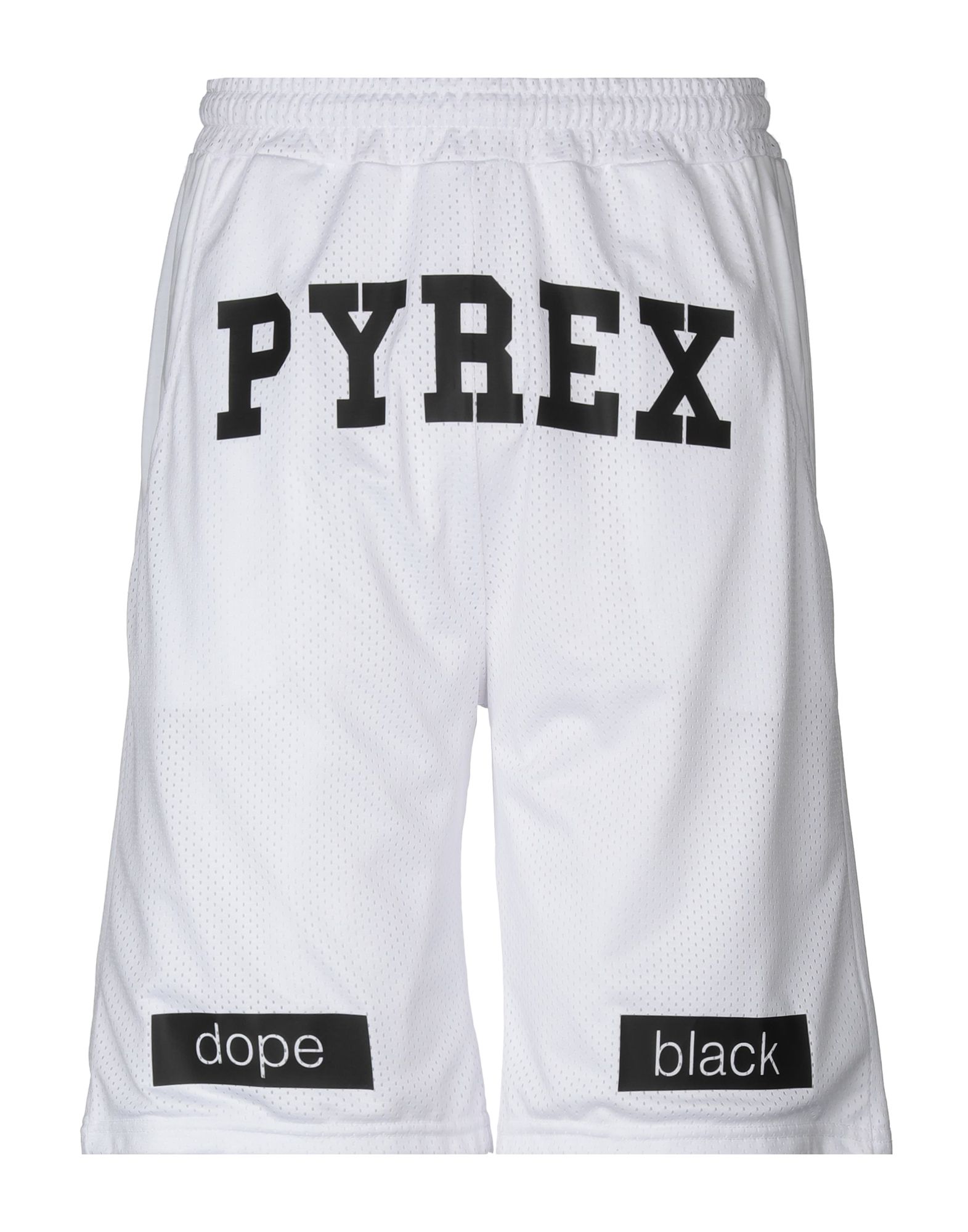 《送料無料》PYREX メンズ バミューダパンツ ホワイト XS コットン 100%