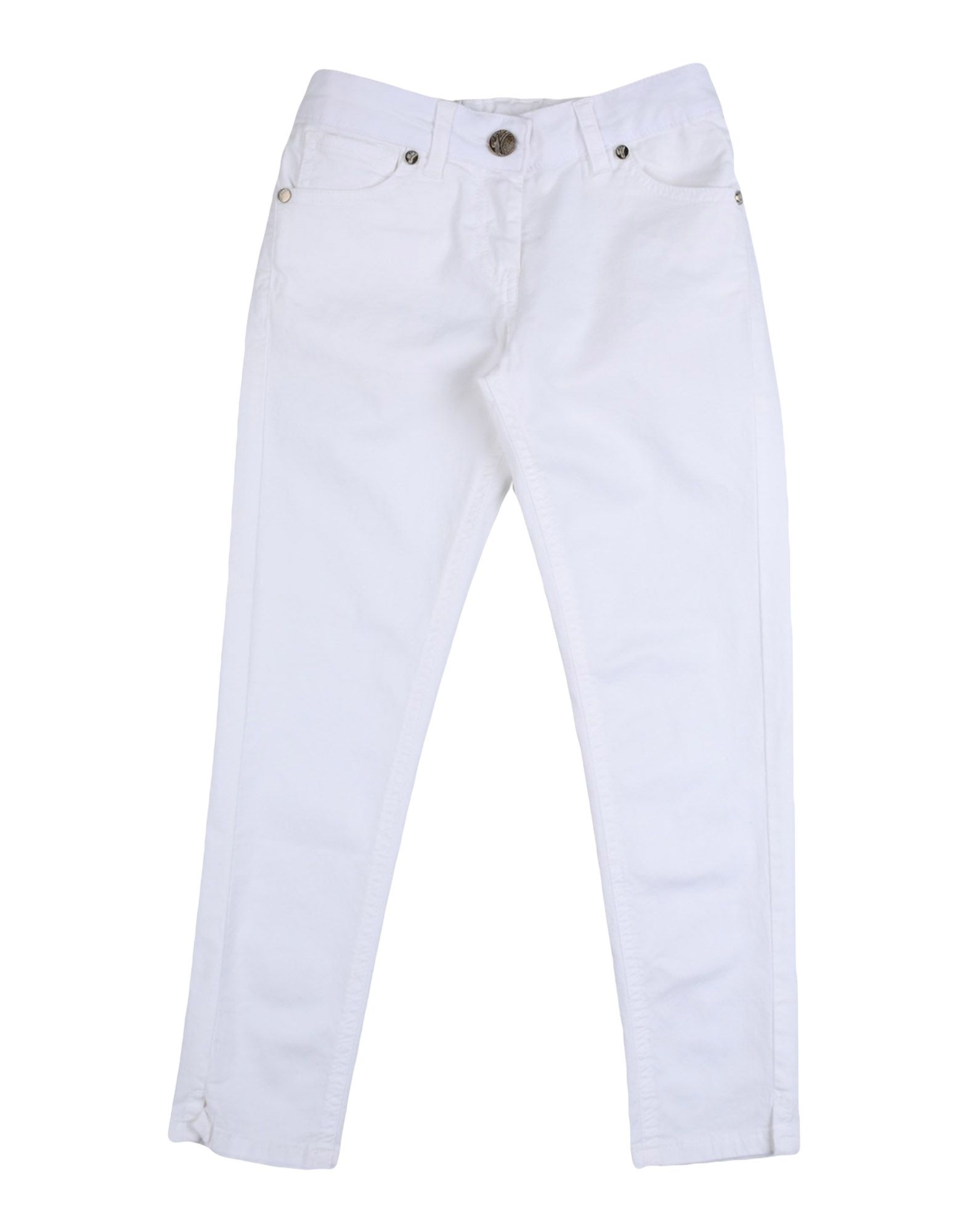 Manila Grace Denim Kids' Pants In White