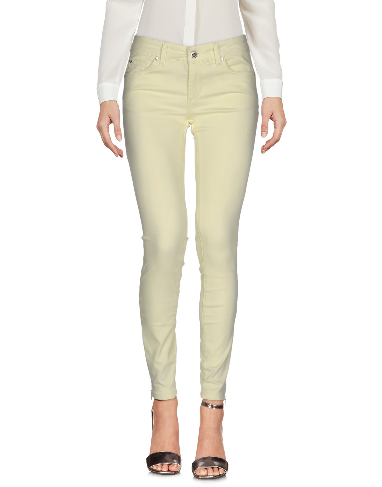 Liu •jo Casual Pants In Light Yellow
