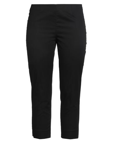 Cappellini By Peserico Woman Pants Black Size 12 Cotton, Elastane In Black