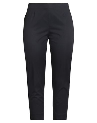 Cappellini By Peserico Woman Pants Navy Size 12 Cotton, Elastane In Blue