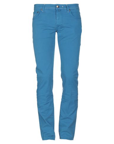 Jacob Cohёn Man Pants Azure Size 34 Cotton, Elastane In Blue