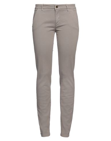 Woman Pants Grey Size 28 Cotton, Tencel, Viscose, Lycra