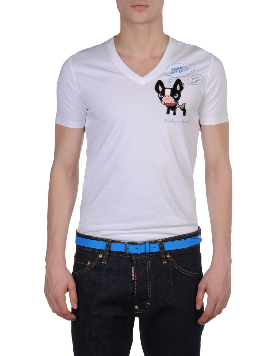 Dsquared2, Short Sleeve t Shirts Men - Dsquared2 Online Store