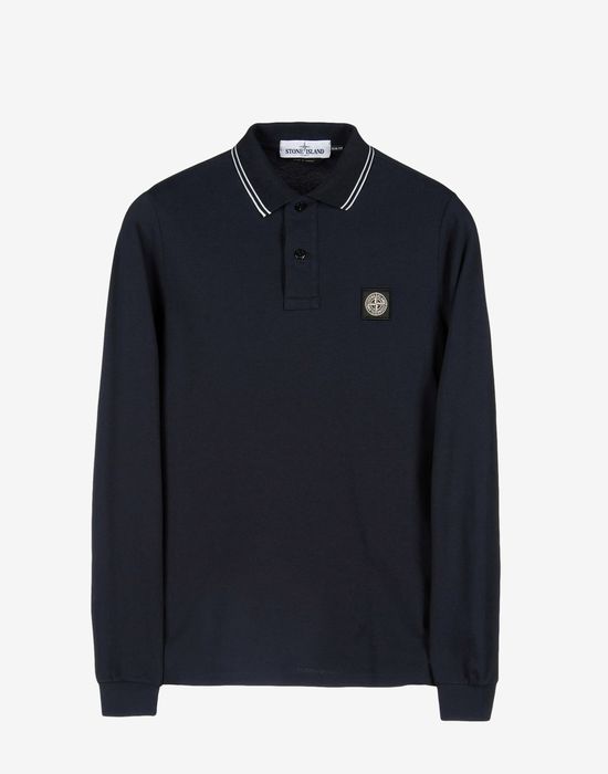 stone island polo long sleeve