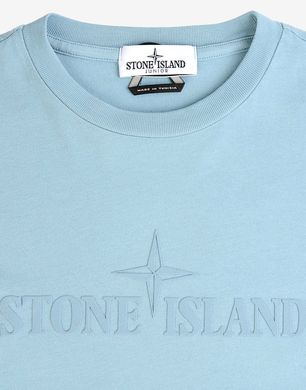 White stone island hot sale long sleeve t shirt