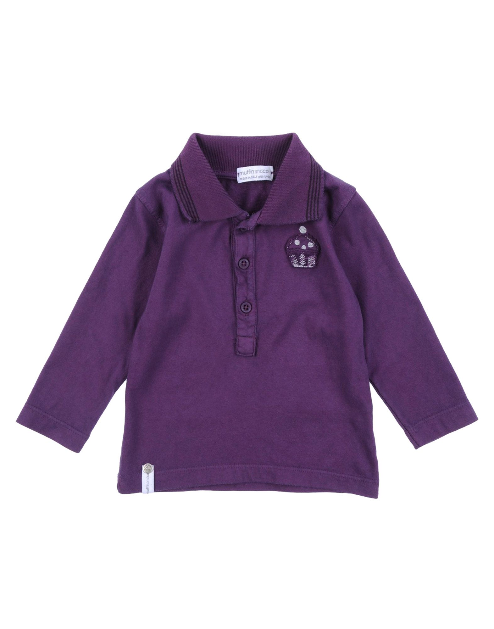 Muffin & Co. Kids' Polo Shirts In Purple