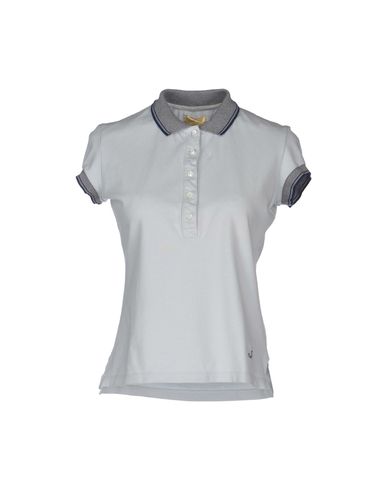 Jacob Cohёn Woman Polo shirt Light grey Size XS Cotton, Elastane